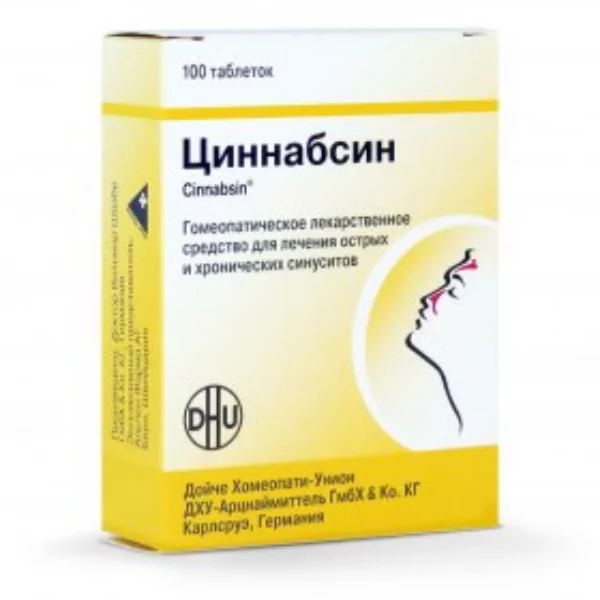 Циннабсин (Cinnabsin®) табл при синуситах  100