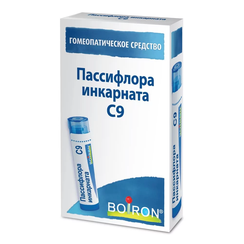 Пассифлора инкарната C9 Буарон, 4 г, гранулы гомеопатические