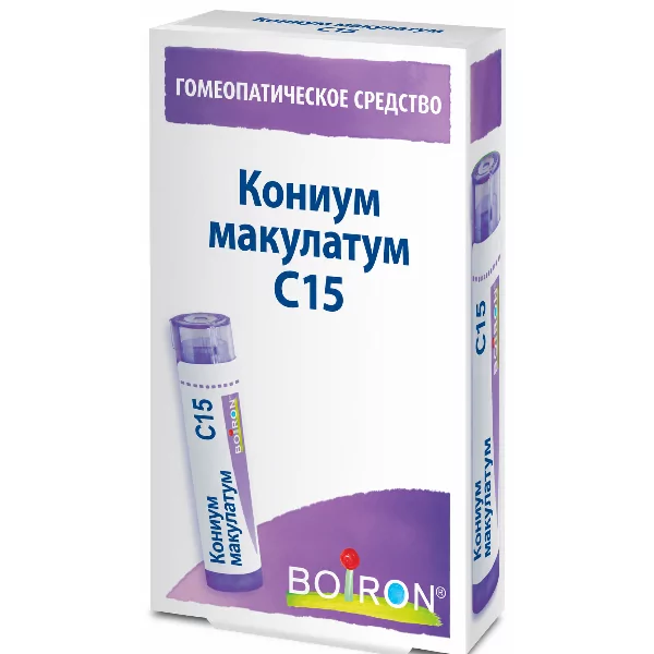 Буарон Кониум макулатум C15, 4 г, гомеопатический монокомпонентный препарат