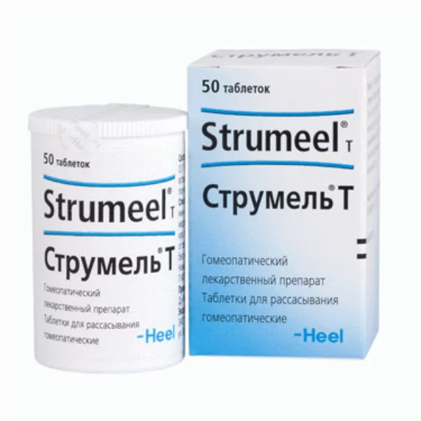 СТРУМЕЛЬ Т, таблетки сублингв.при гипотиреозе 0,3 г/50 шт.