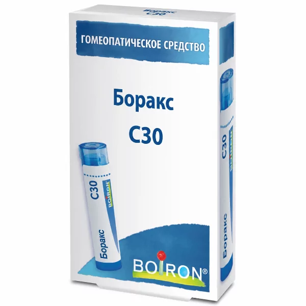 Буарон Боракс С30, 4 г, гомеопатический монокомпонентный препарат
