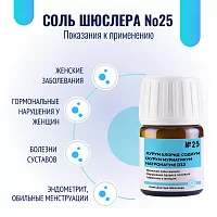 Соль Шюсслера №25 для женской гормональной системы (Аурум хлорид содиум (Аурум  муриатикум натронатум) D12)